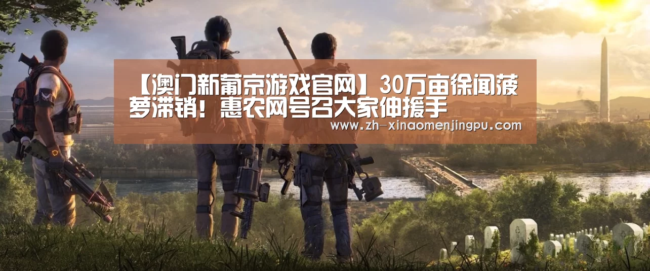【澳门新葡京游戏官网】30万亩徐闻菠萝滞销!惠农网号召大家伸援手(图1) 澳门新葡京游戏官网